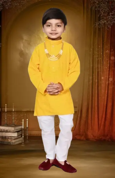 yellow panjabi