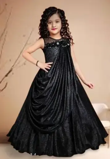 Black quine princesses dress